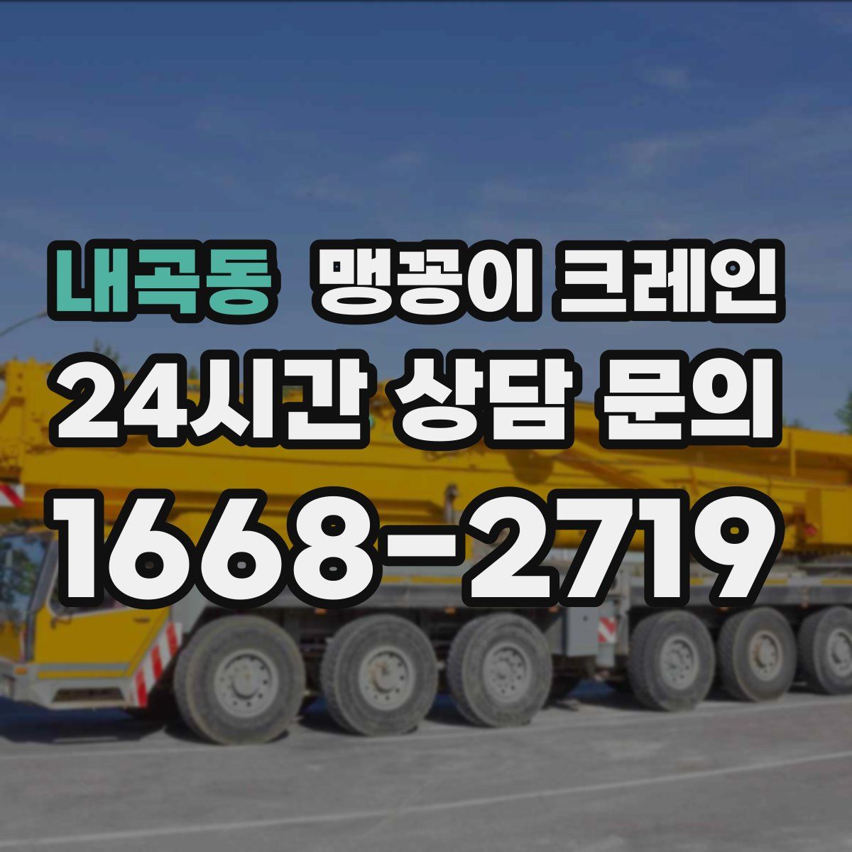 내곡동 맹꽁이 크레인