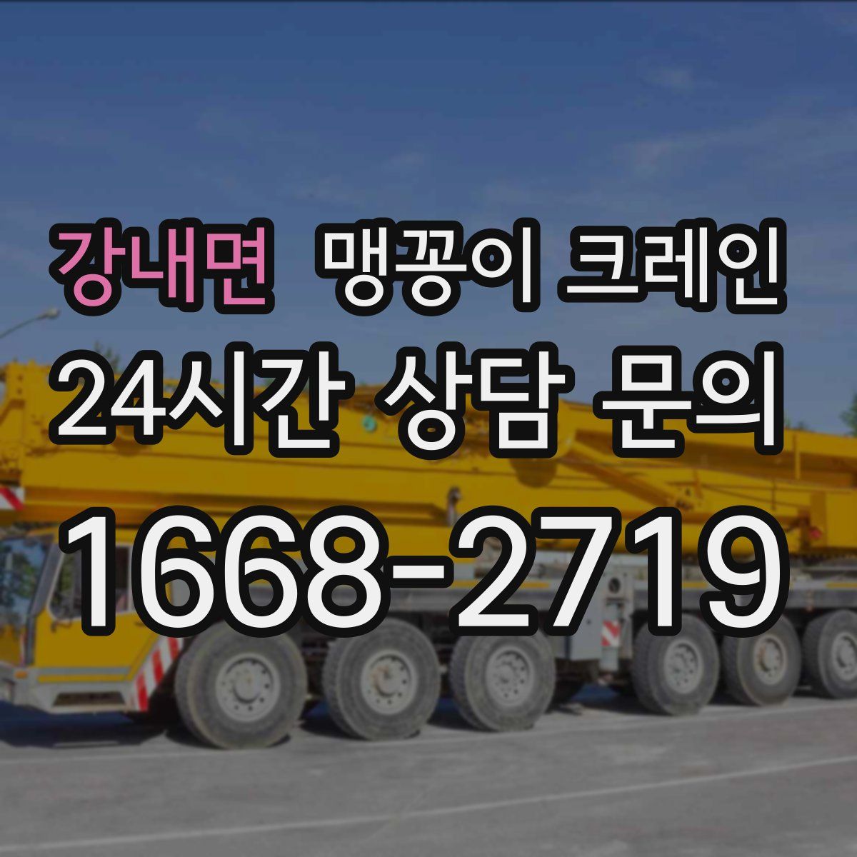 강내면 맹꽁이 크레인