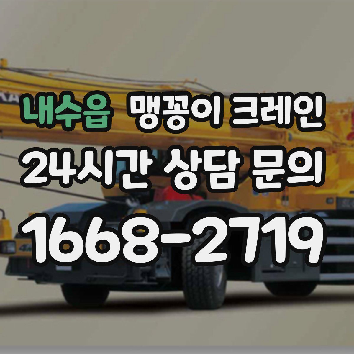 내수읍 맹꽁이 크레인