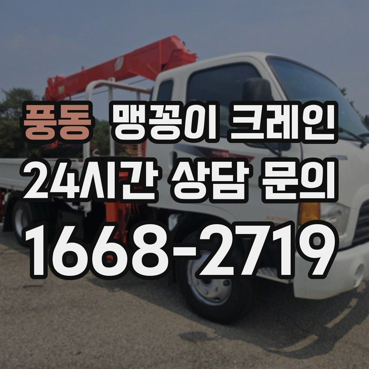 풍동 맹꽁이 크레인
