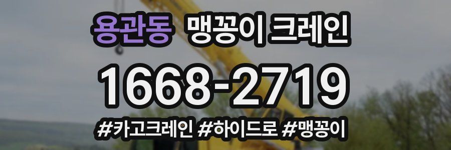 용관동 맹꽁이 크레인