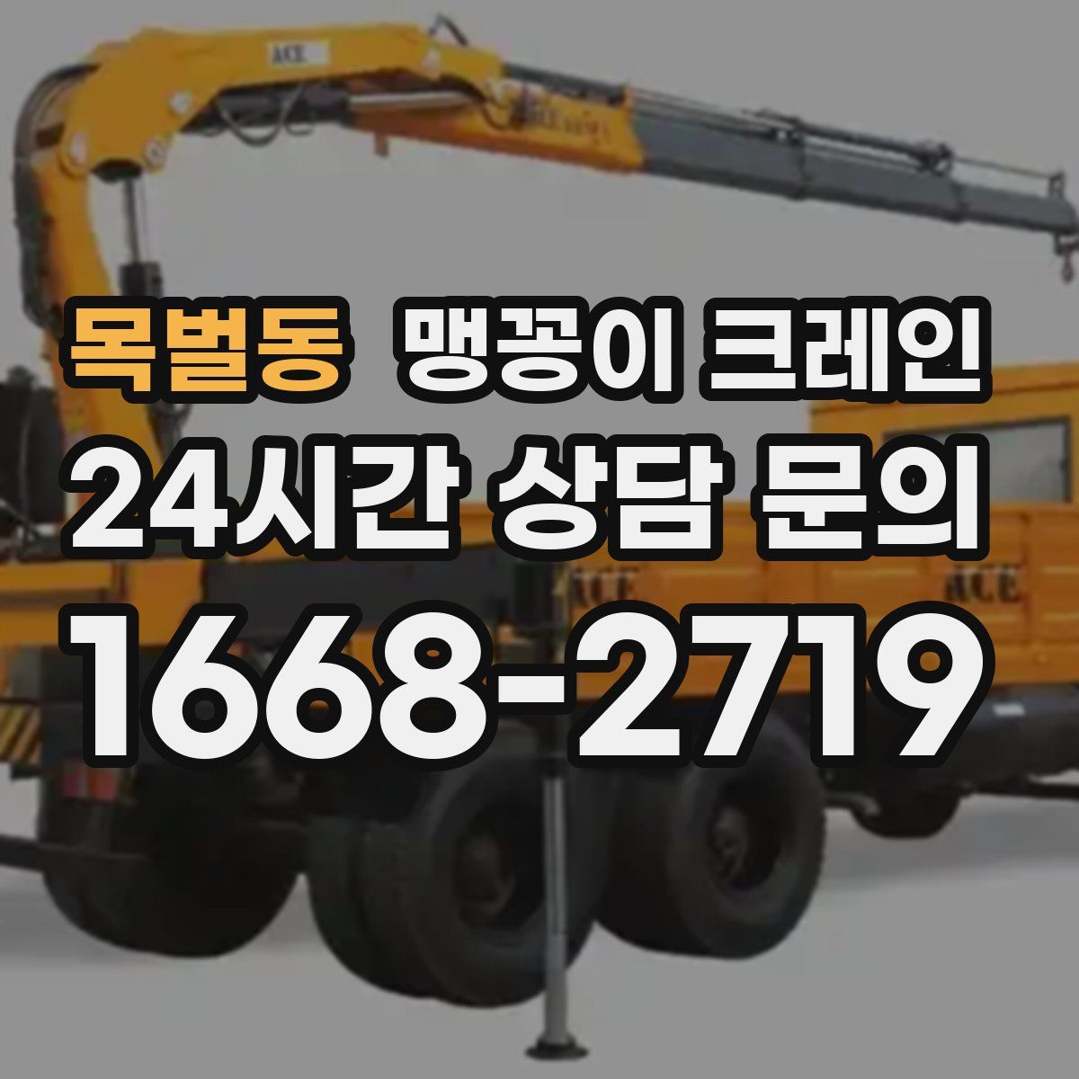 목벌동 맹꽁이 크레인