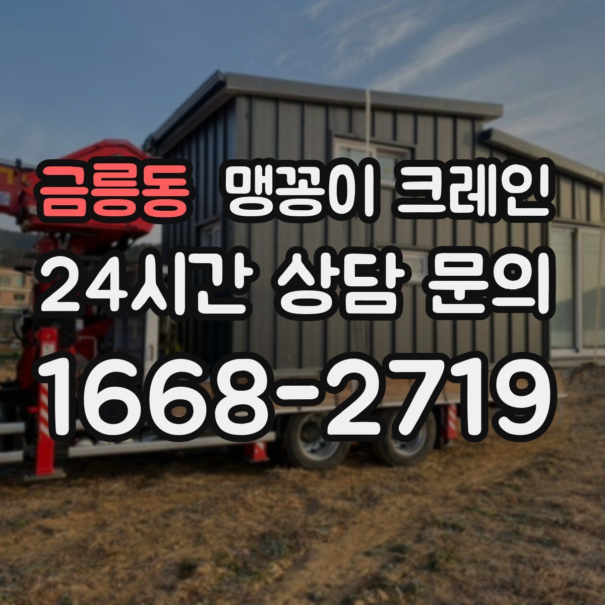 금릉동 맹꽁이 크레인