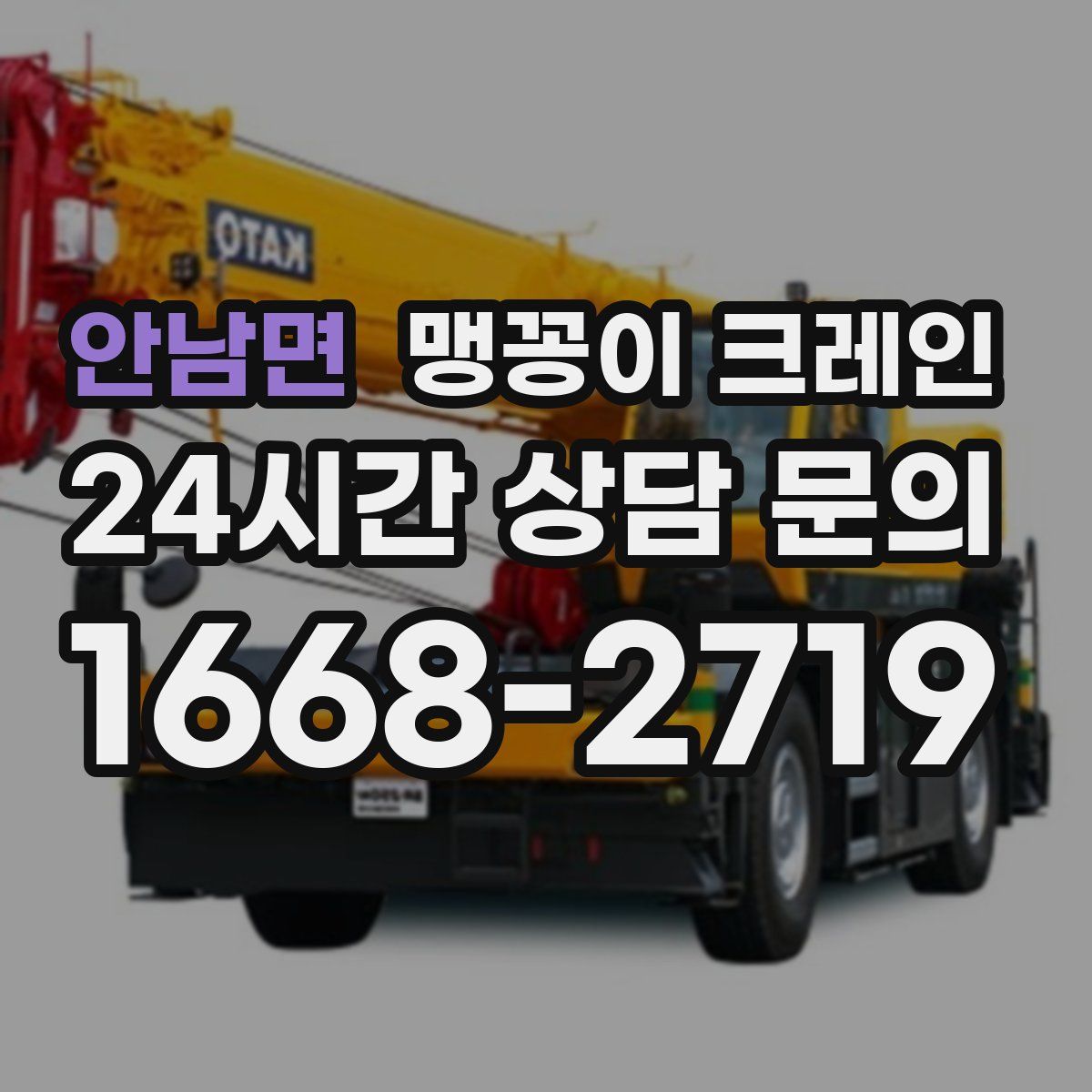 안남면 맹꽁이 크레인