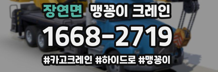 장연면 맹꽁이 크레인