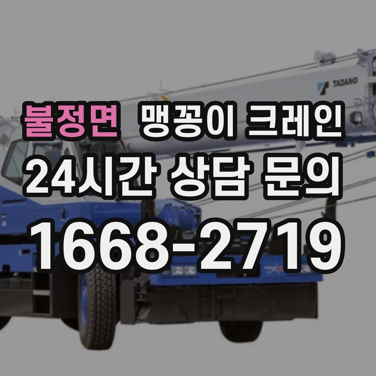 불정면 맹꽁이 크레인