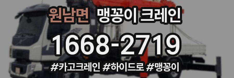 원남면 맹꽁이 크레인