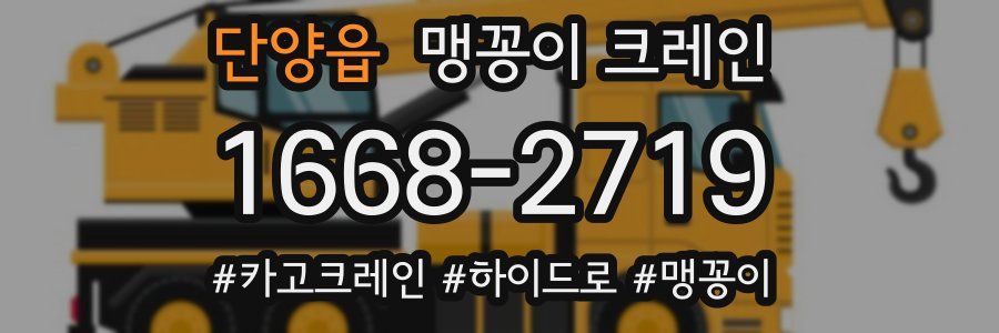 단양읍 맹꽁이 크레인