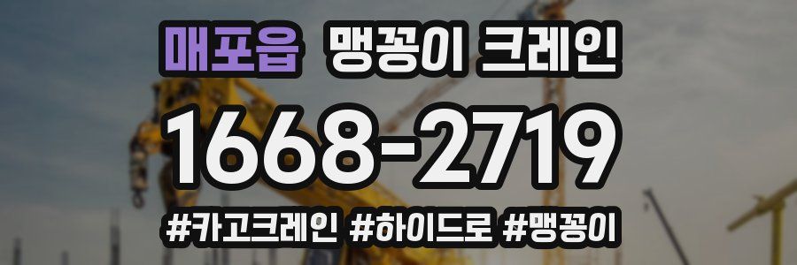 매포읍 맹꽁이 크레인