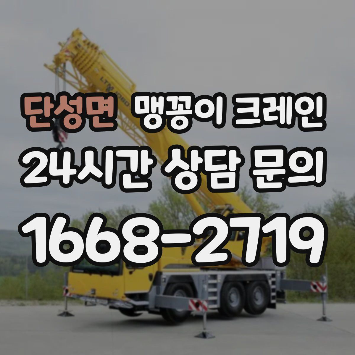 단성면 맹꽁이 크레인