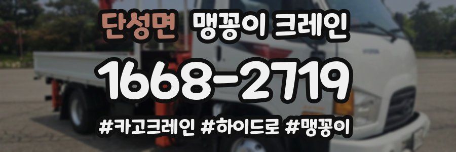 단성면 맹꽁이 크레인