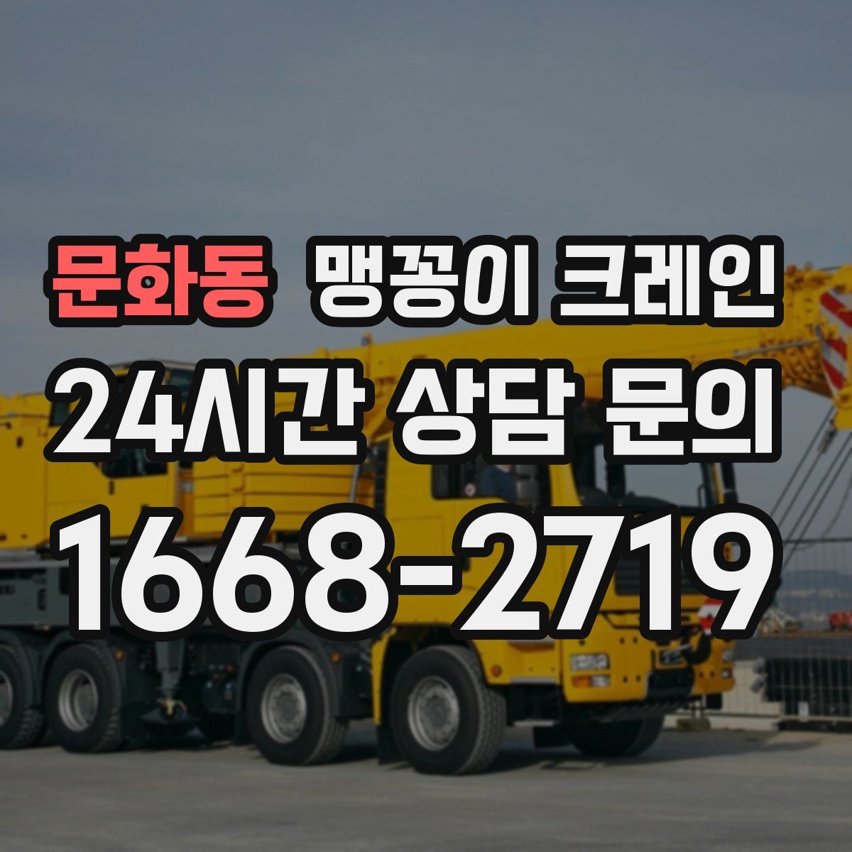 문화동 맹꽁이 크레인