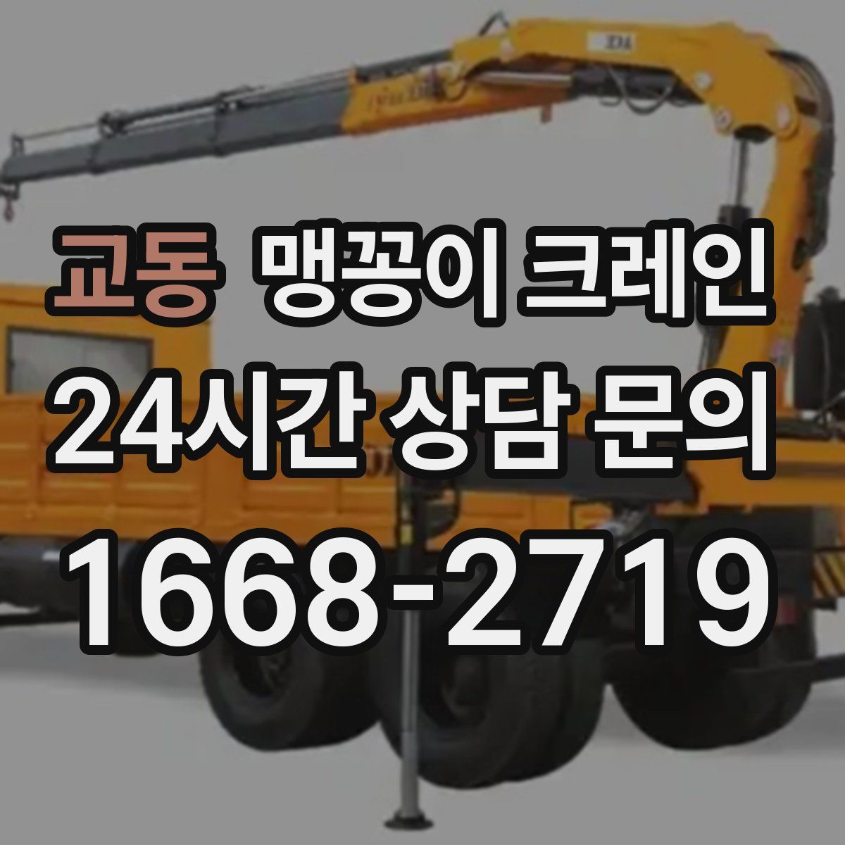 교동 맹꽁이 크레인