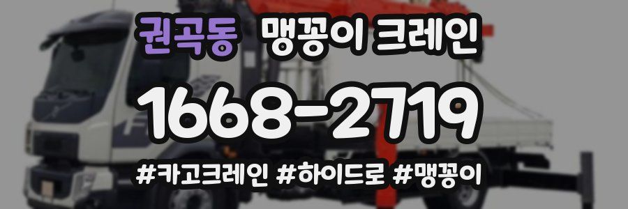 권곡동 맹꽁이 크레인