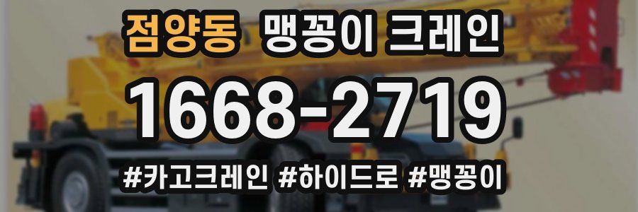 점양동 맹꽁이 크레인