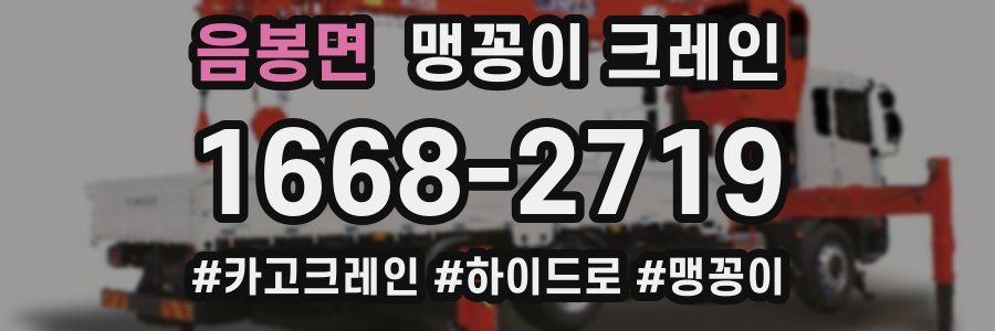 음봉면 맹꽁이 크레인