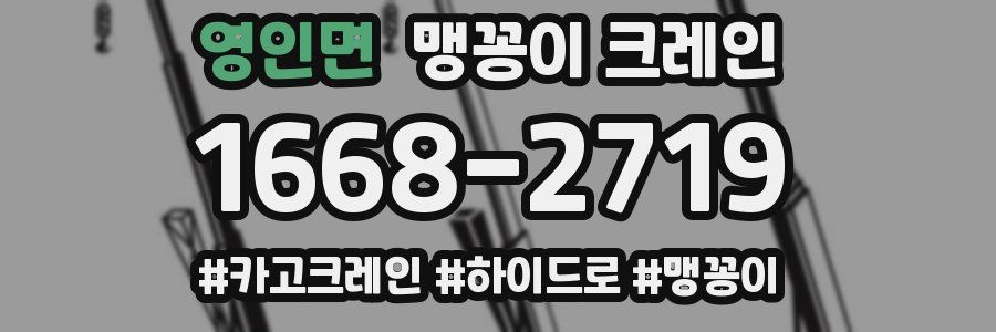 영인면 맹꽁이 크레인