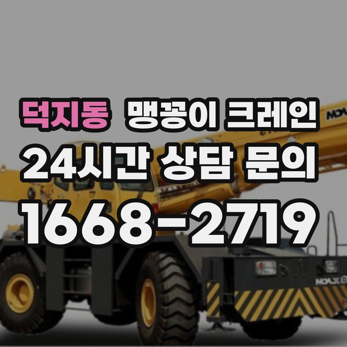 덕지동 맹꽁이 크레인