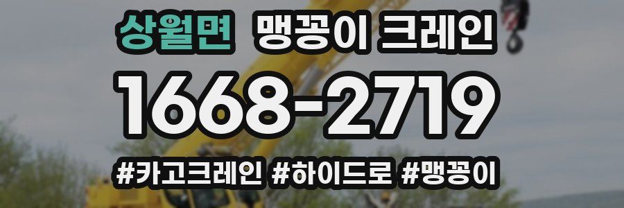 상월면 맹꽁이 크레인