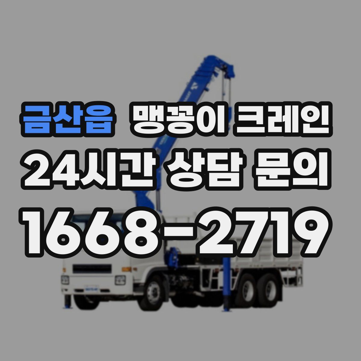 금산읍 맹꽁이 크레인