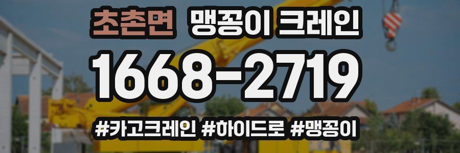 초촌면 맹꽁이 크레인