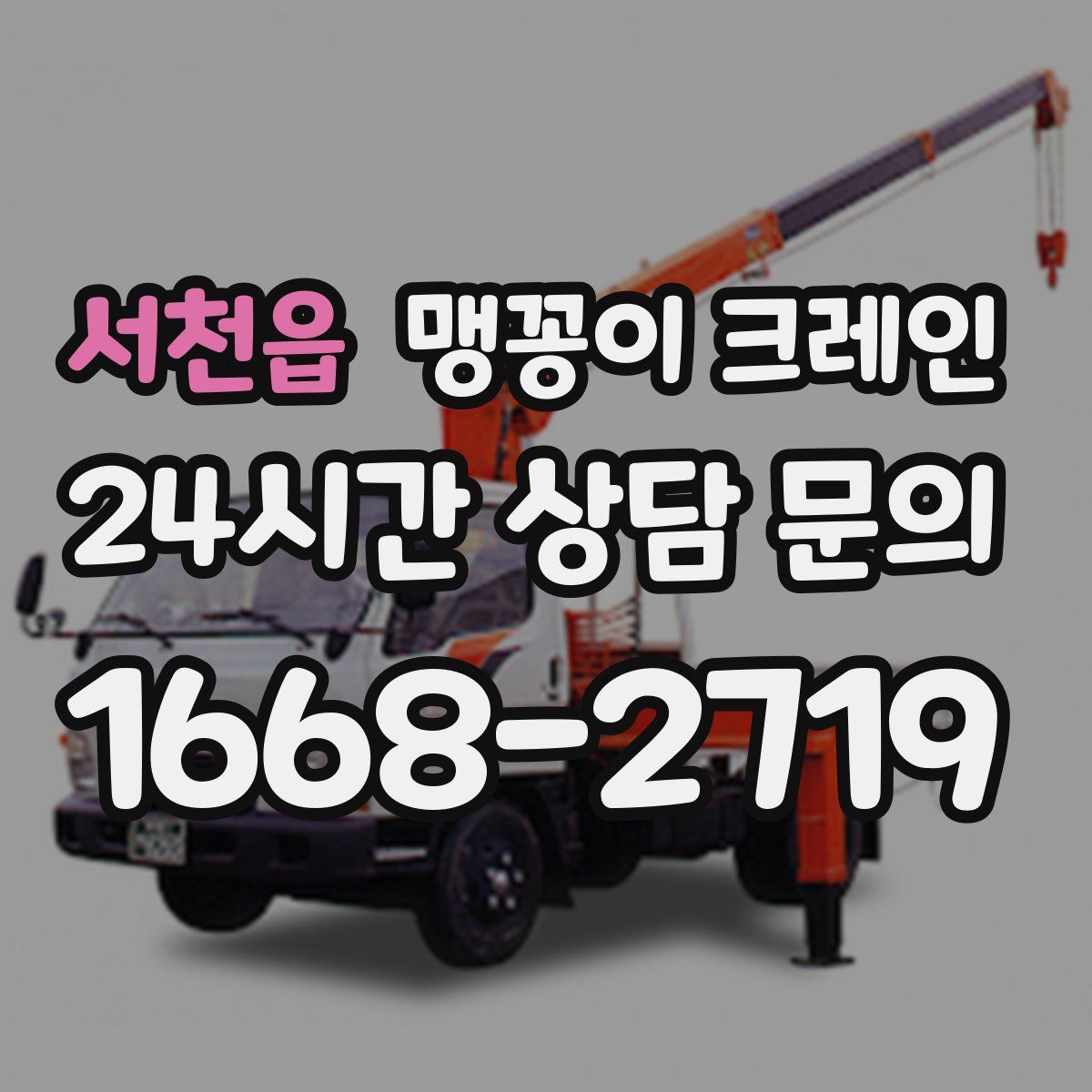 서천읍 맹꽁이 크레인