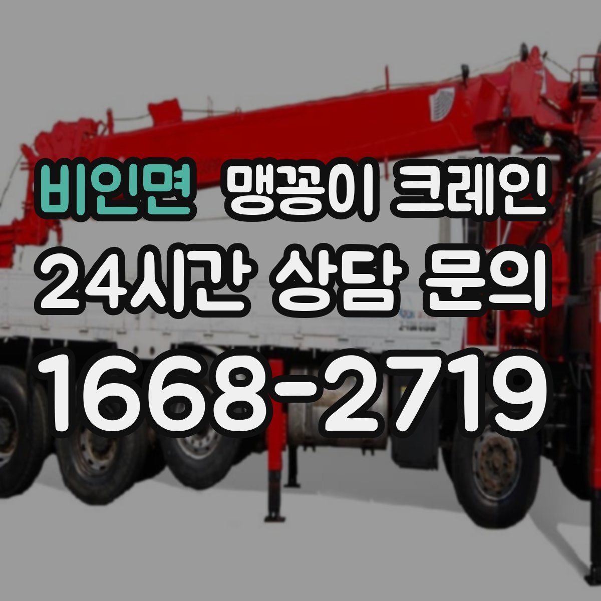 비인면 맹꽁이 크레인