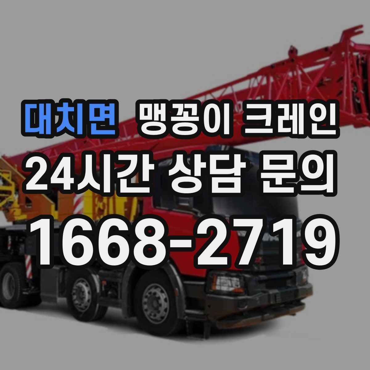 대치면 맹꽁이 크레인