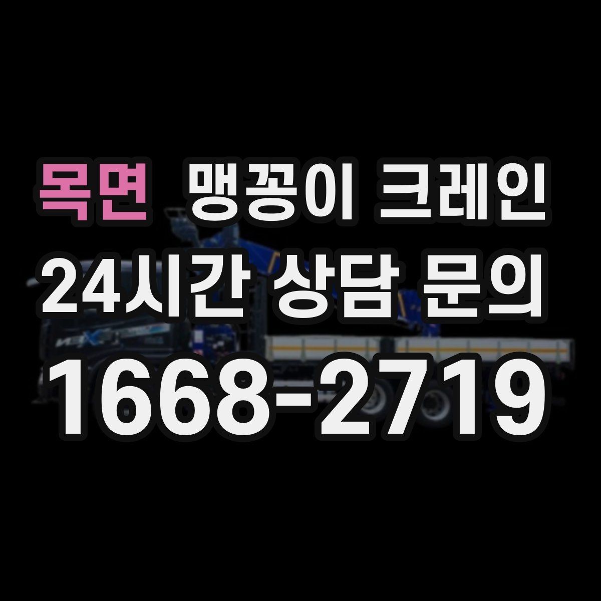 목면 맹꽁이 크레인 컨테이너 내부 장비 반입에 적합한 이유