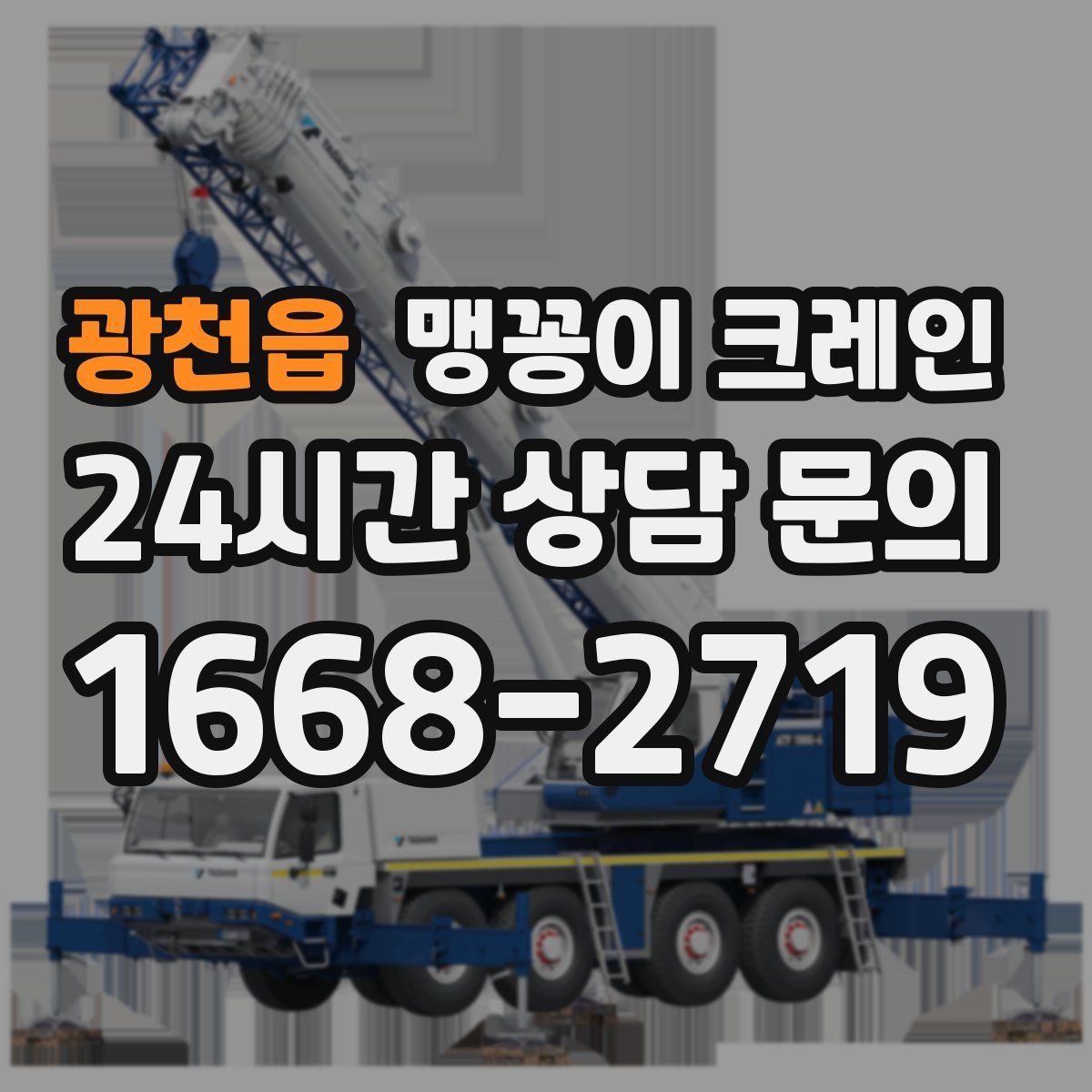 광천읍 맹꽁이 크레인