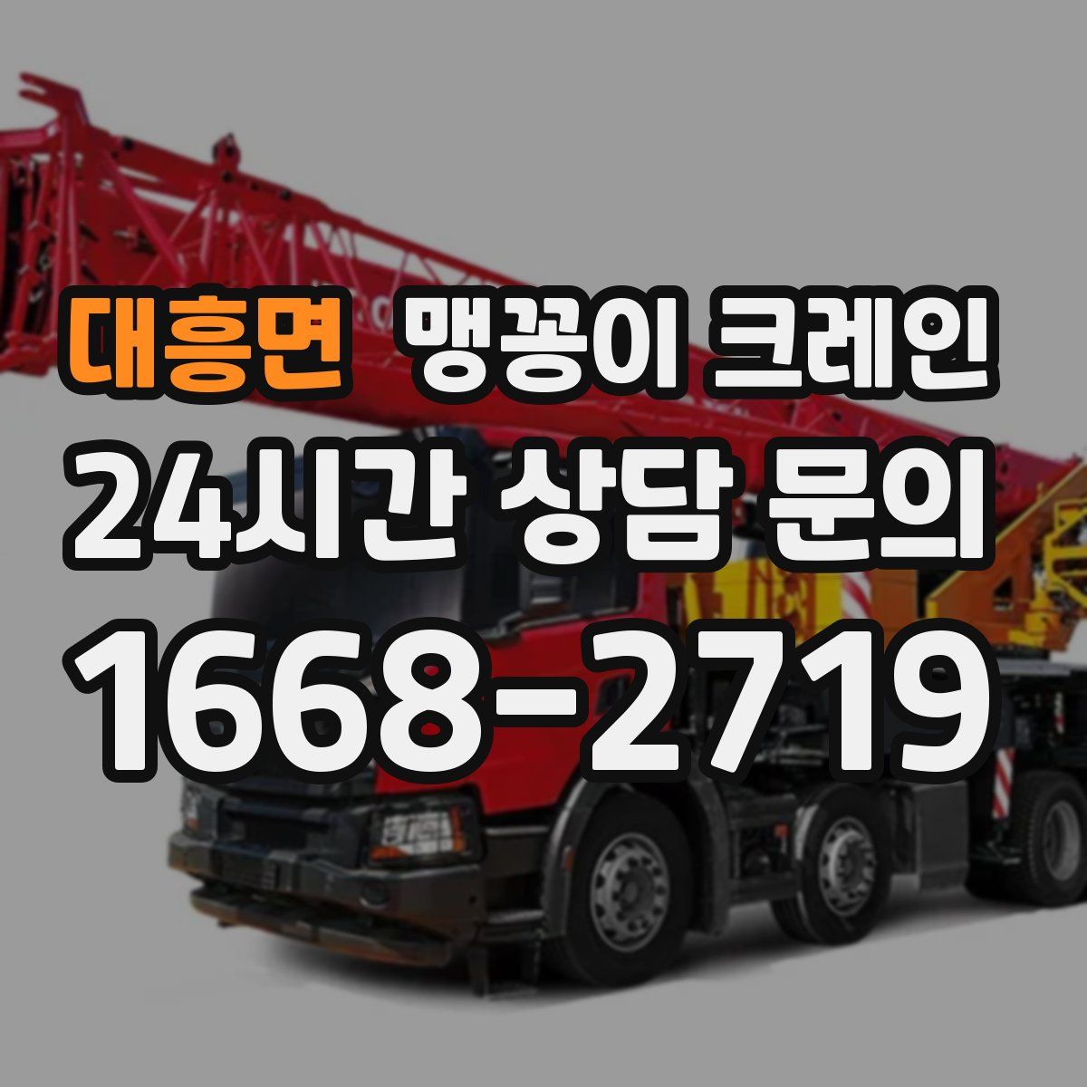 대흥면 맹꽁이 크레인