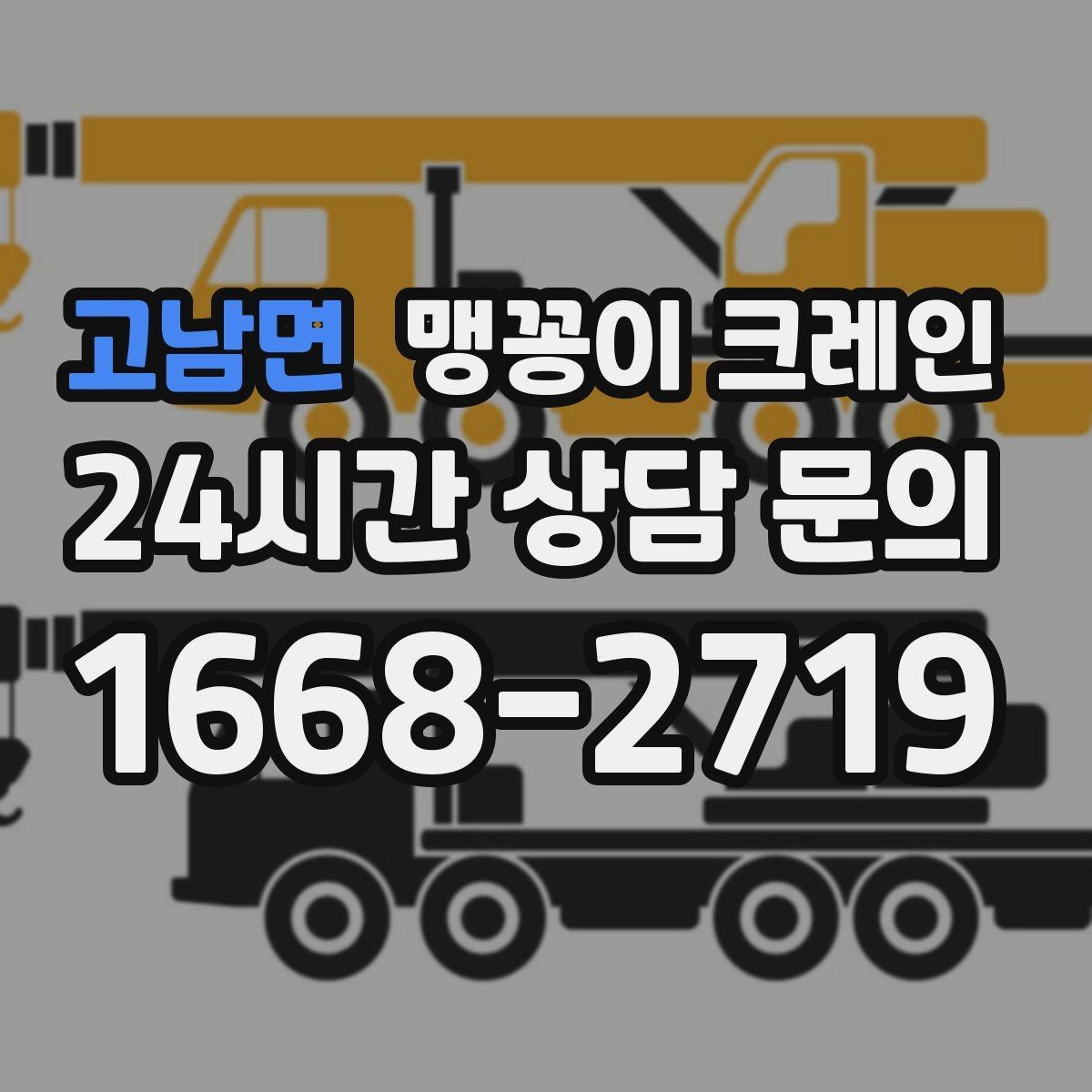 고남면 맹꽁이 크레인 공사장 출입이 까다로운 곳에서 유리한 이유