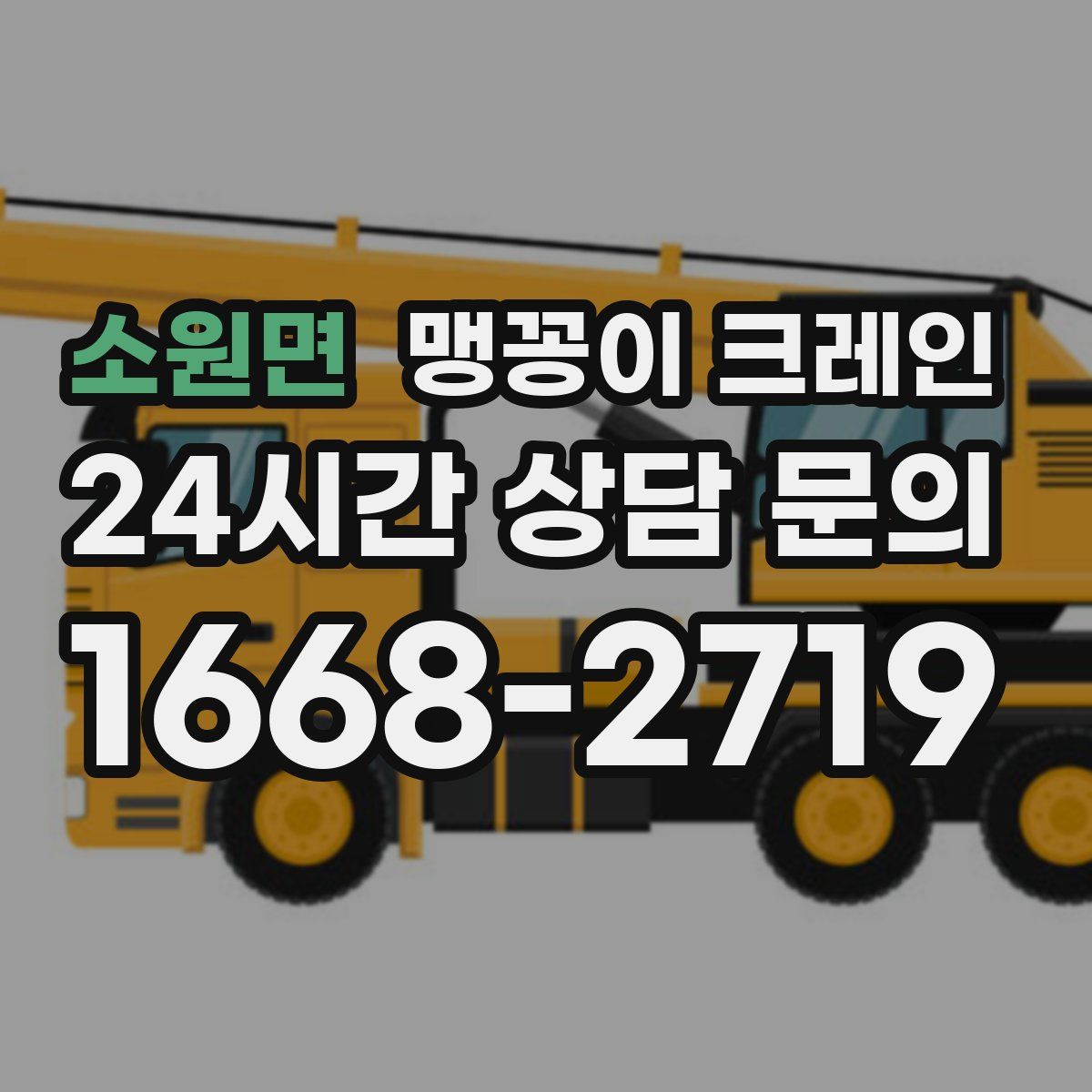 소원면 맹꽁이 크레인