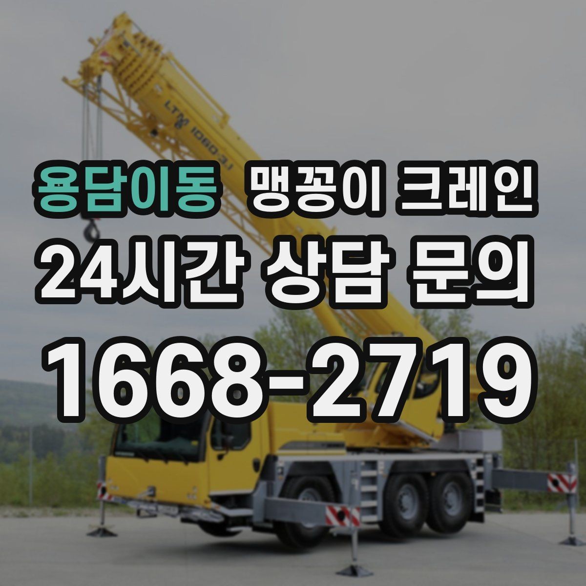 용담이동 맹꽁이 크레인 출입문 높이가 낮을 때 반입 전략