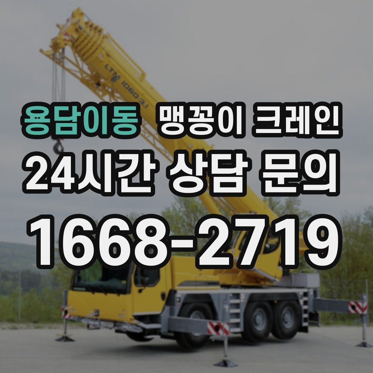 용담이동 맹꽁이 크레인
