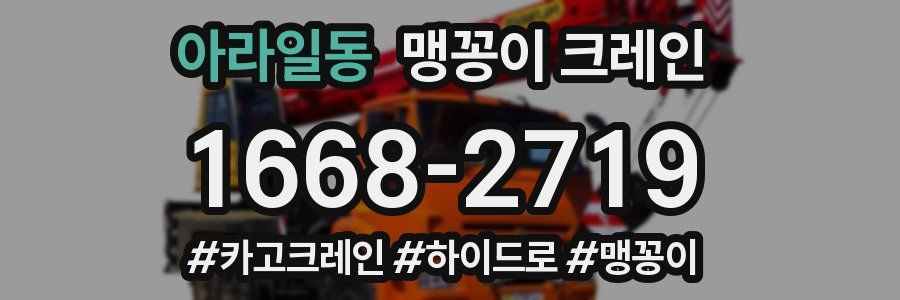 아라일동 맹꽁이 크레인