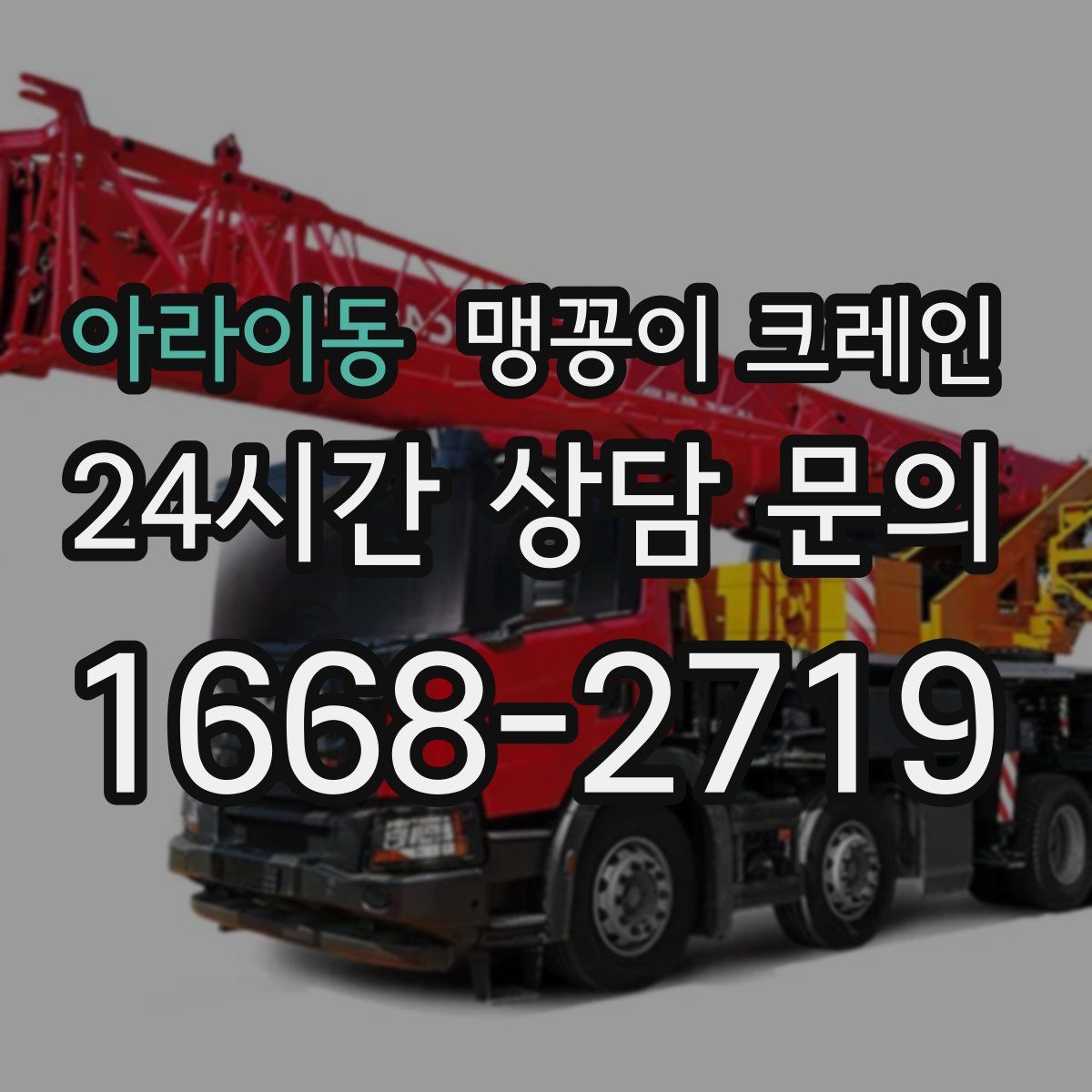아라이동 맹꽁이 크레인