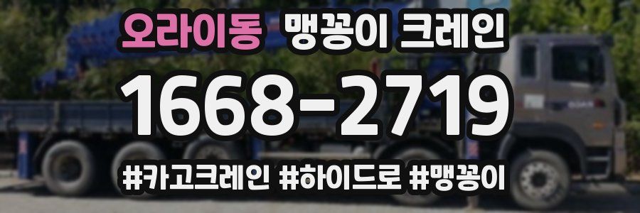 오라이동 맹꽁이 크레인