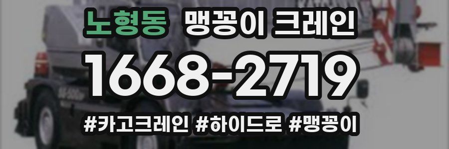 노형동 맹꽁이 크레인