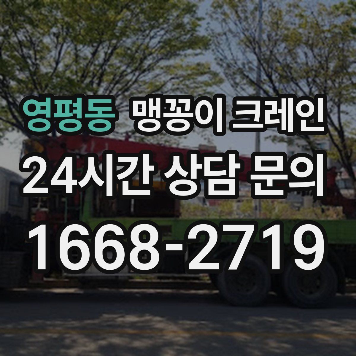 영평동 맹꽁이 크레인