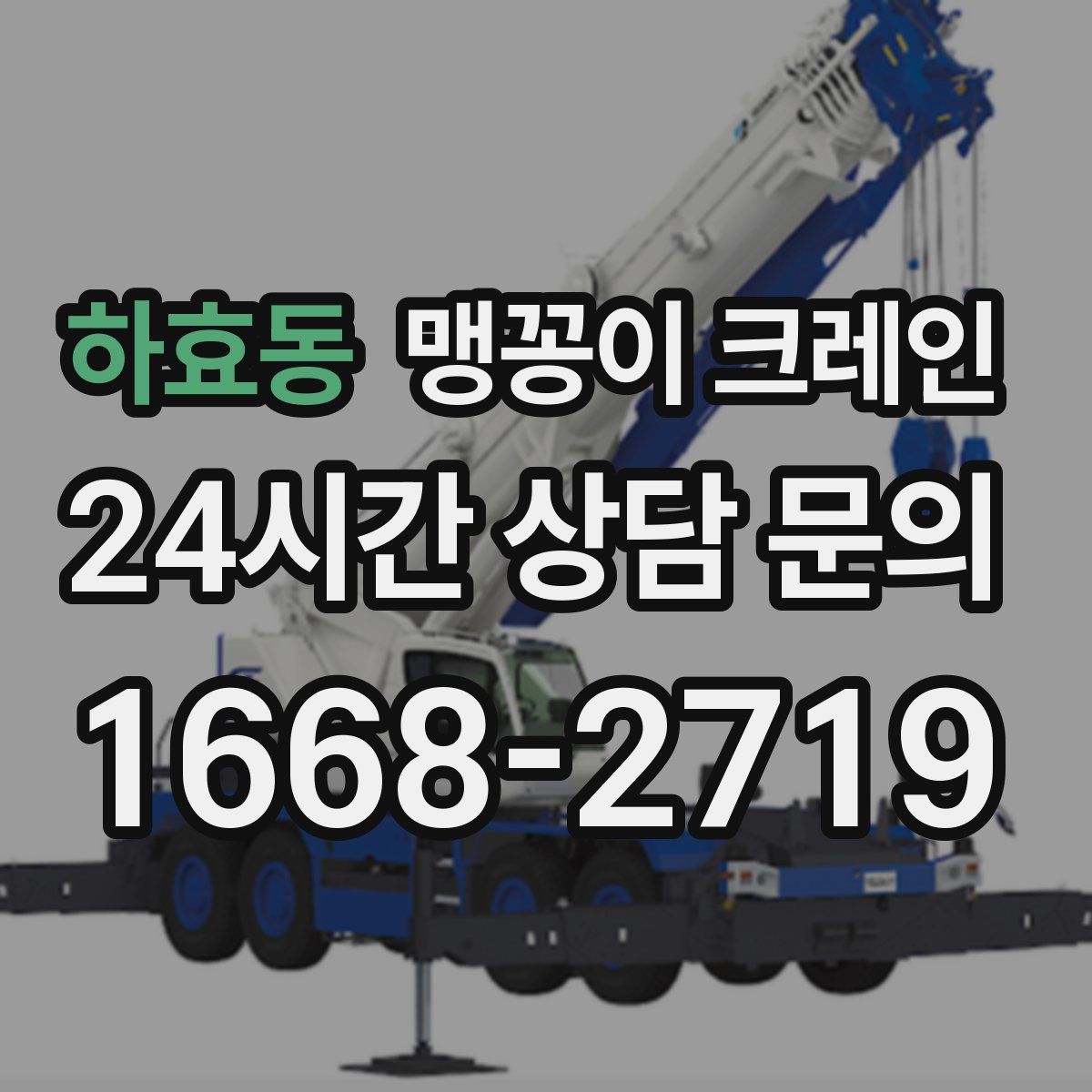 하효동 맹꽁이 크레인