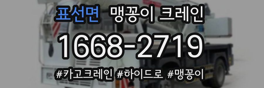 표선면 맹꽁이 크레인