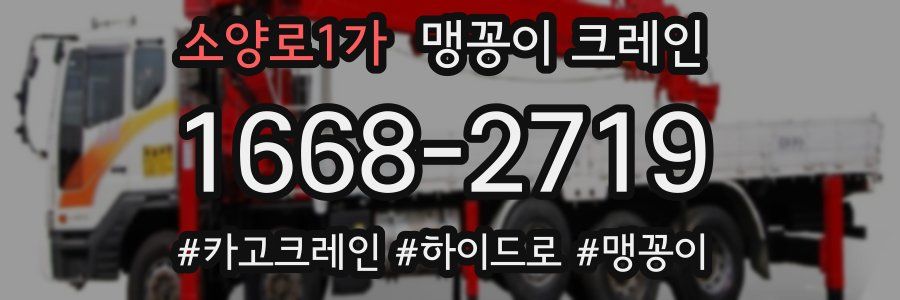 소양로1가 맹꽁이 크레인