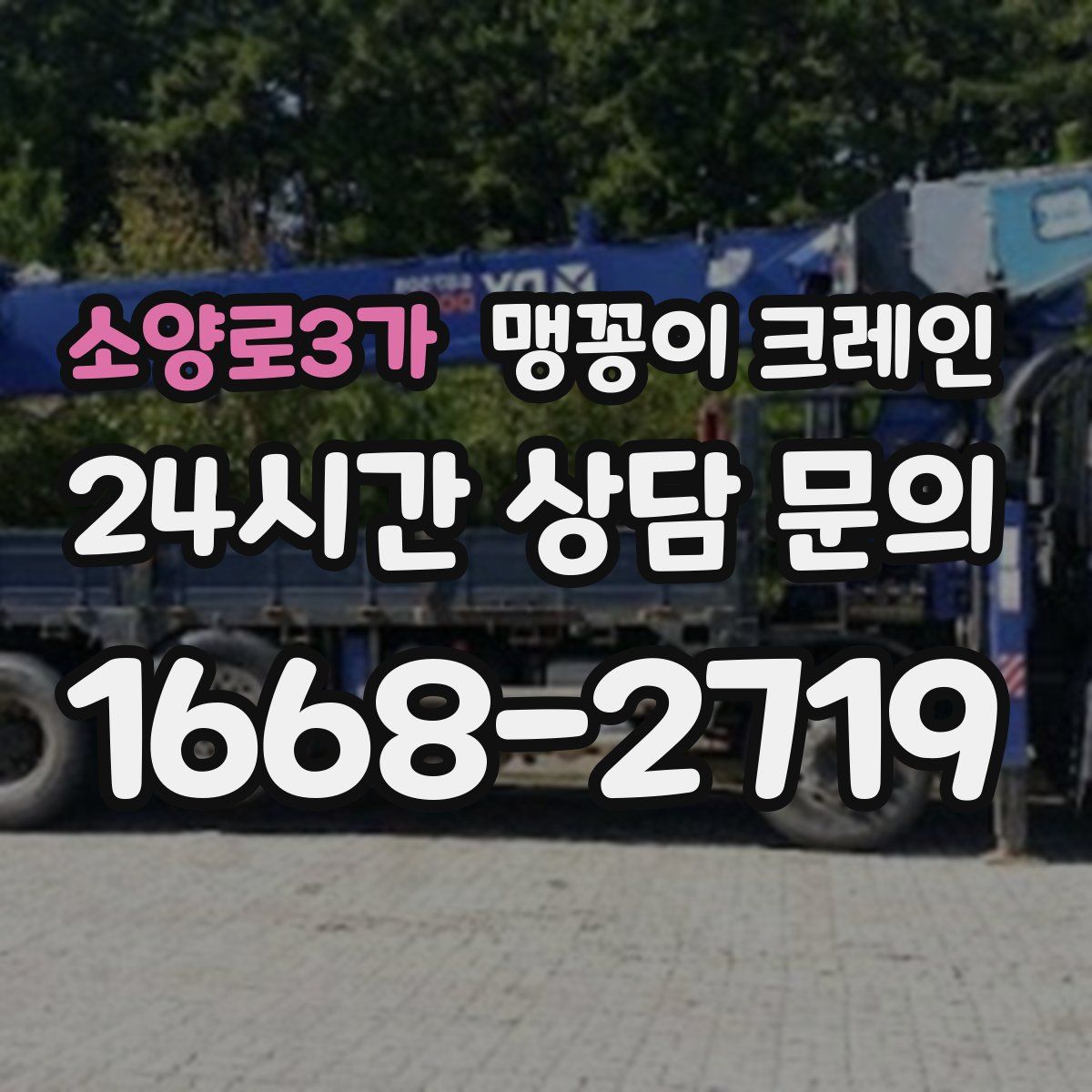 소양로3가 맹꽁이 크레인