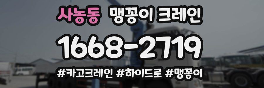 사농동 맹꽁이 크레인