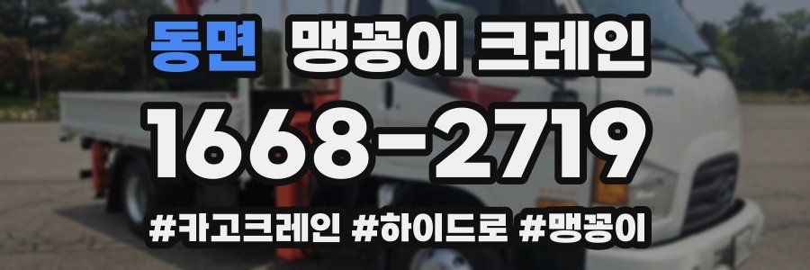 동면 맹꽁이 크레인