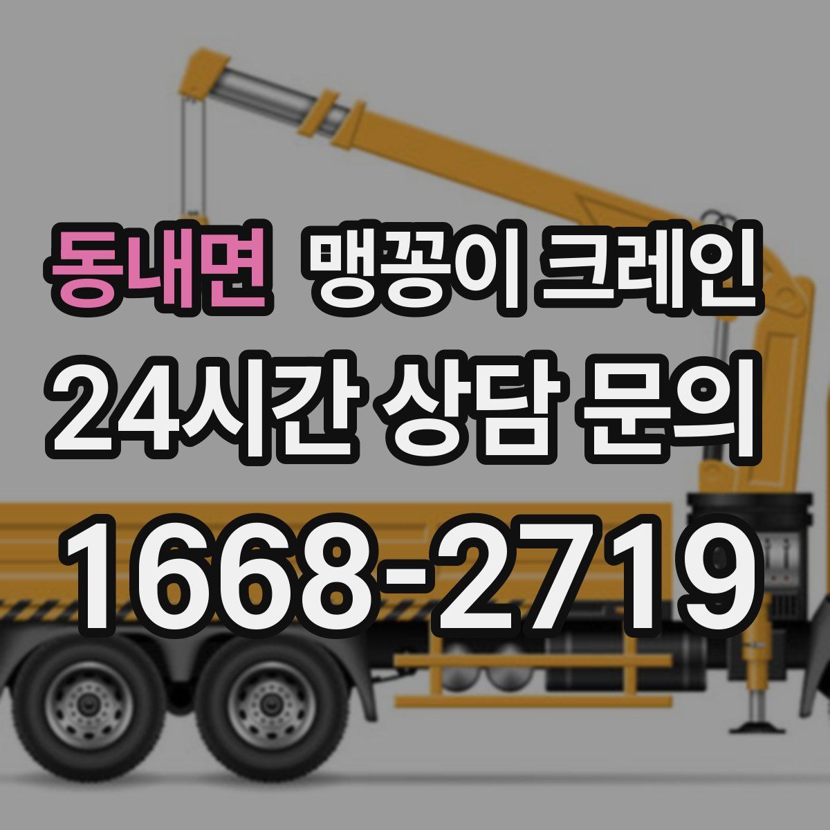 동내면 맹꽁이 크레인