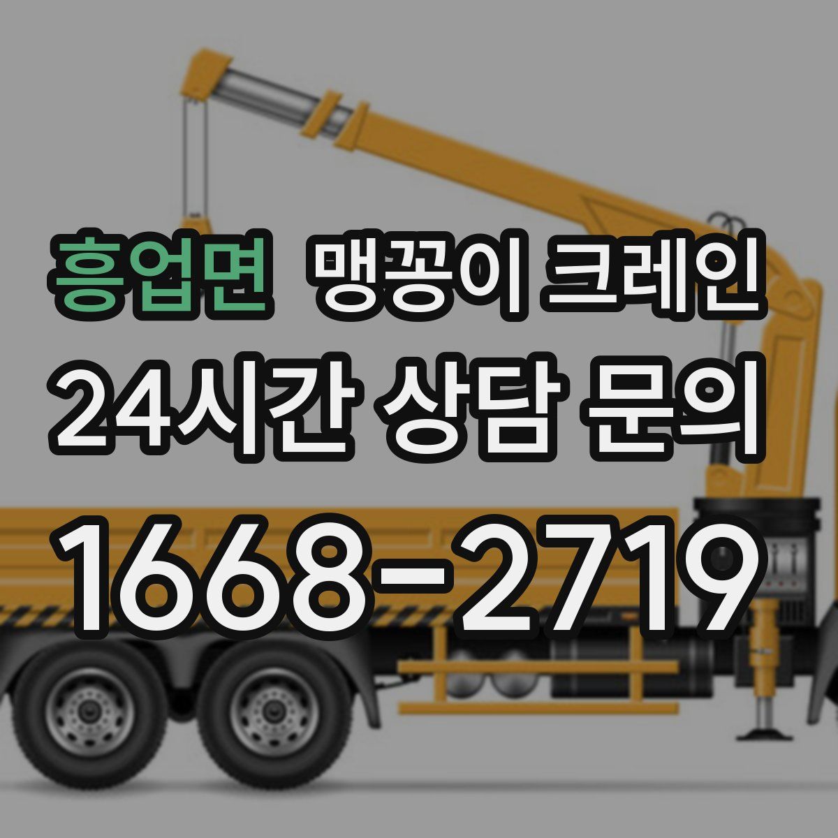 흥업면 맹꽁이 크레인