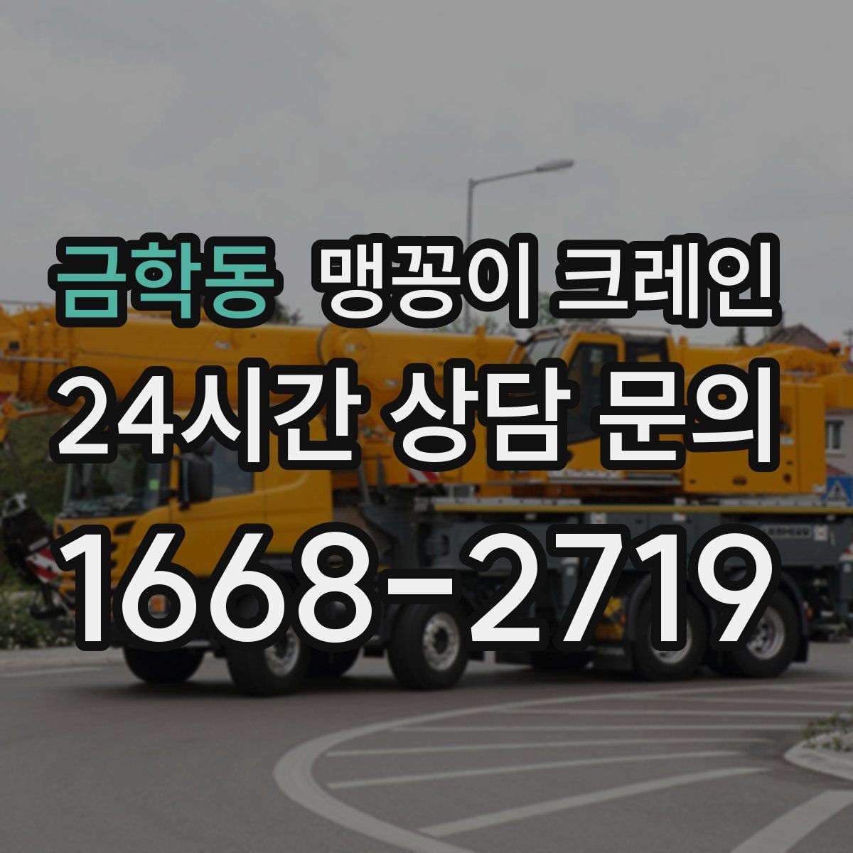 금학동 맹꽁이 크레인