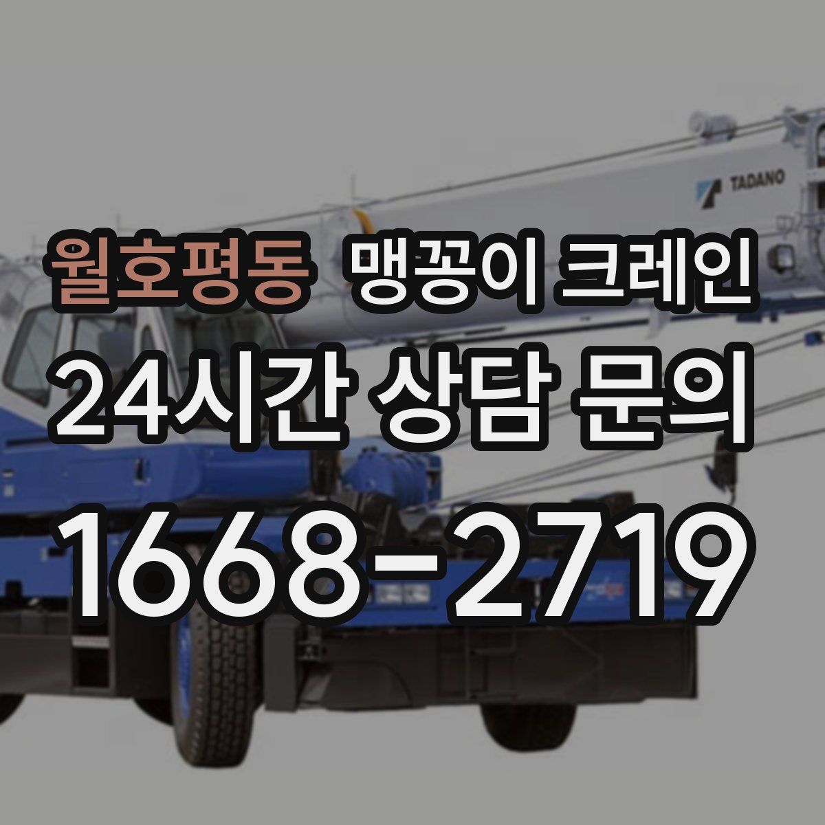 월호평동 맹꽁이 크레인